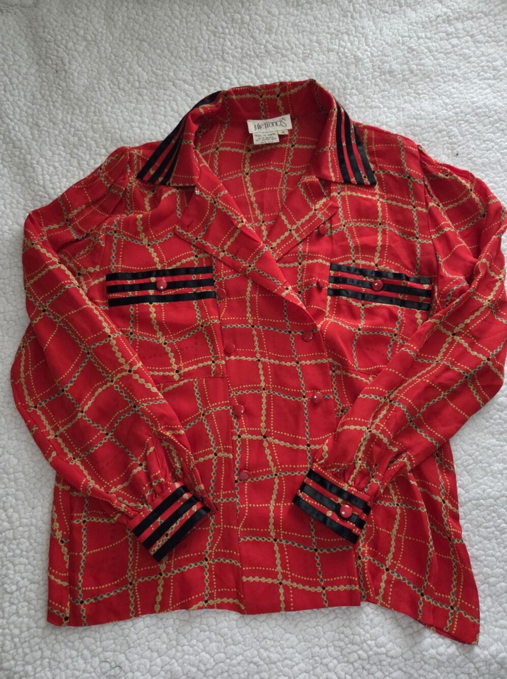 Vintage Women's Silk Blouse 4